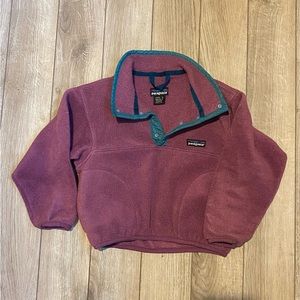 Kids 6 Patagonia pullover fleece